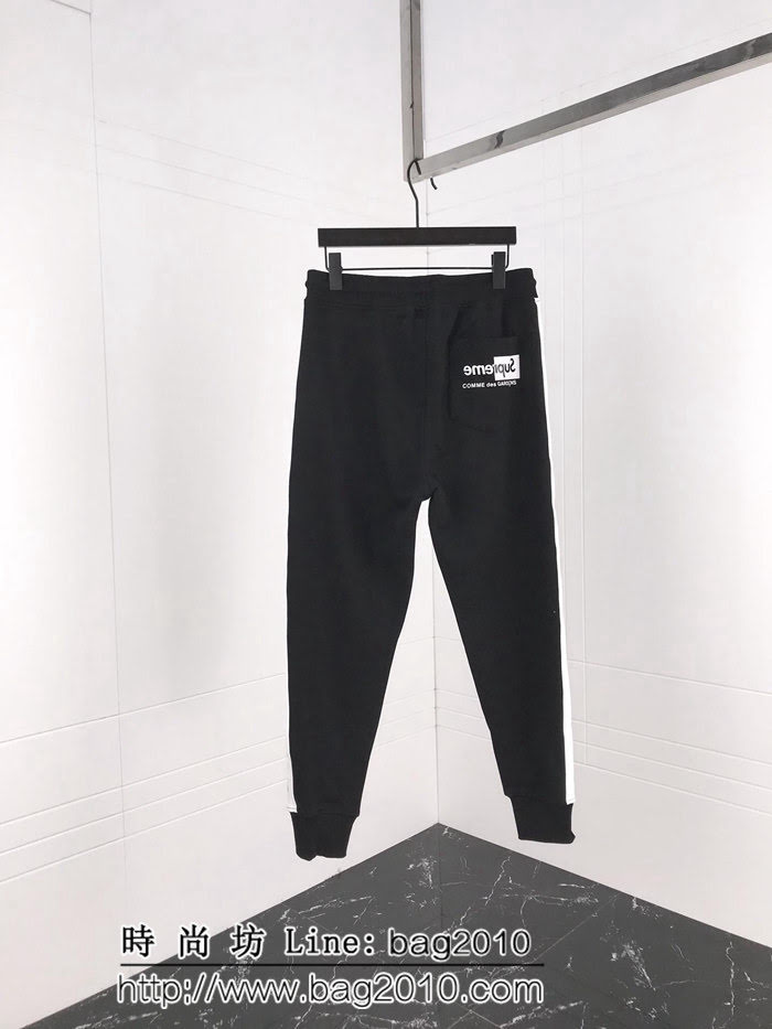 SUPREME 19ss春季新款衛褲 雙側印花圖案 純棉毛圈底面料 ydi2625